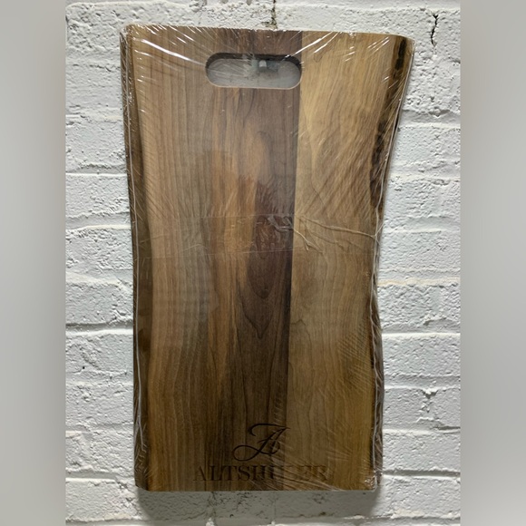 Other - NEW Premium Hard Maple Wood Live Edge Charcuterie Board with Handle 
23” X 14”
